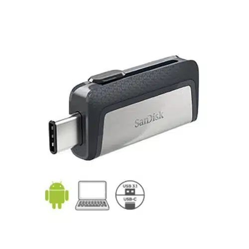 فلش مموری سن دیسک مدل SanDisk Ultra Dual Drive USB Type-C ظرفیت 64 گیگابایت عصرتولز