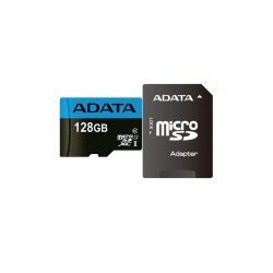 کارت حافظه‌ microSDHC ای دیتا مدل ADATA Premier کلاس 10 استاندارد UHS-I U1 سرعت 100MB/s ظرفیت 128 گیگابایت به همراه با آداپتور SD asrtools