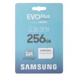 کارت حافظه microSDXC سامسونگ مدل Evo Plus A2 V10 کلاس 10 استاندارد UHS-I U3 سرعت 130MBps به همراه آداپتور SD ظرفیت 256 گیگابایت asrtools