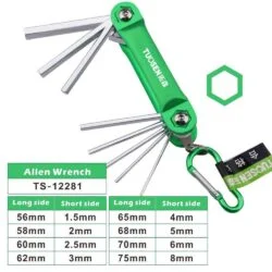 TUOSEN 12281 Allen wrench-0-آچار آلن چاقویی توسن مدل TUOSEN 12281 مجموعه 8 عددی