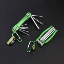 TUOSEN 12298 Folding Hex Wrench Metal Metric Allen Wrench Set Screwdriver Hand Repair Tool Portable Set-0-آچار آلن ستاره ای سوراخ دار توسن مدل TUOSEN 12298 مجموعه 8 عددی