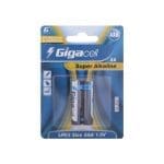 باتری نیم قلمی گیگاسل مدل Gigacell Super Alkaline بسته 2 عددی asrtools