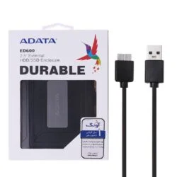 قاب اکسترنال ای دیتا مدل ADATA ED600 مناسب برای هارد دیسک و حافظه اس اس دی 2.5 اینچی asrtools