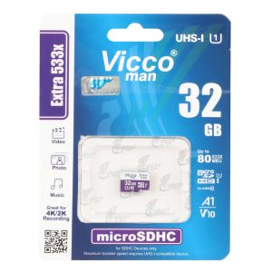 کارت حافظه microSDHC ویکومن مدل 533X کلاس 10 استاندارد UHS-I U1 سرعت 80MBps ظرفیت 32 گیگابایت asrtools