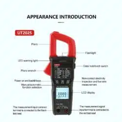مولتی متر کلمپی یونی تی مدل UNI-T UT202BT عصرتولز