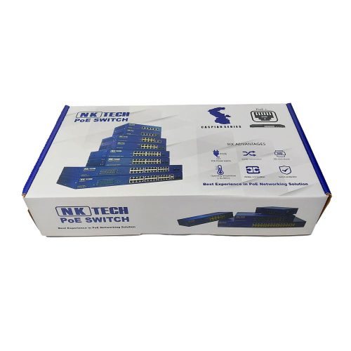 سوئیچ شبکه ان کی تک مدل SW-NKTECH NK1816GSR V2.0 16P+2 عصرتولز