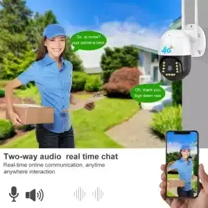 دوربین مینی اسپید دام سیم کارتی mini speed dome v380 pro P20 4G عصرتولز