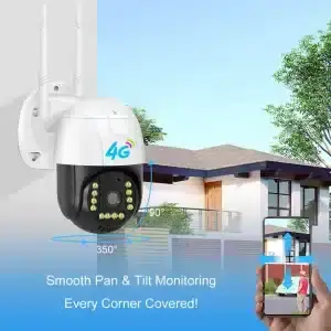 دوربین مینی اسپید دام سیم کارتی mini speed dome v380 pro P20 4G عصرتولز