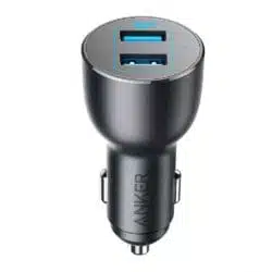 شارژر فندکی دوپورت 36 واتی انکر مدل ANKER Anker PowerDrive III A2729 عصرتولز