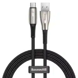 کابل تبدیل USB به USB-C باسئوس مدل Baseus Water Drop-shaped Lamp SuperCharge CATSD-N 66W طول 2 متر asrtools