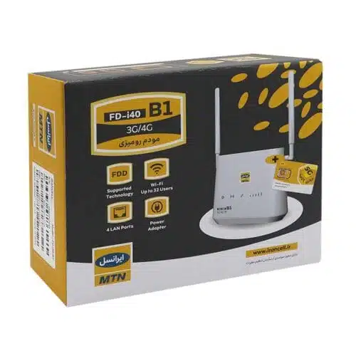 مودم 3G/4G ایرانسل مدل FD-i40 B1 عصرتولز