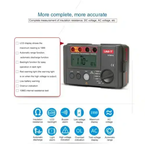 میگر دیجیتال یونی تی مدل UNI-T UT501B عصرتولز