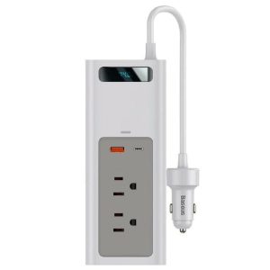 مبدل برق خودرو باسئوس مدل Baseus CRNBQ-01 150W عصرتولز