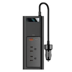 مبدل برق خودرو باسئوس مدل Baseus CRNBQ-01 150W عصرتولز