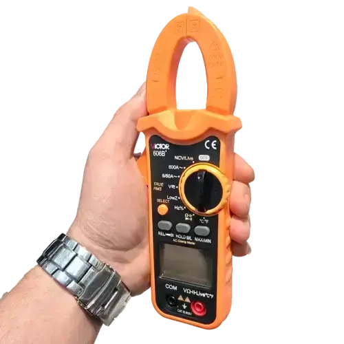 مولتی متر کلمپی ویکتور مدل VICTOR 606B Plus عصرتولز