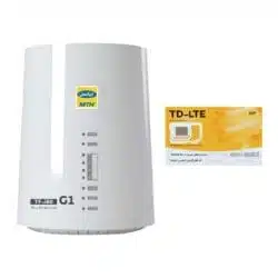مودم 4G/TD-LTE ایرانسل مدل TF-I60 G1 همراه دو سیم کارت TDLTE و 4G عصرتولز