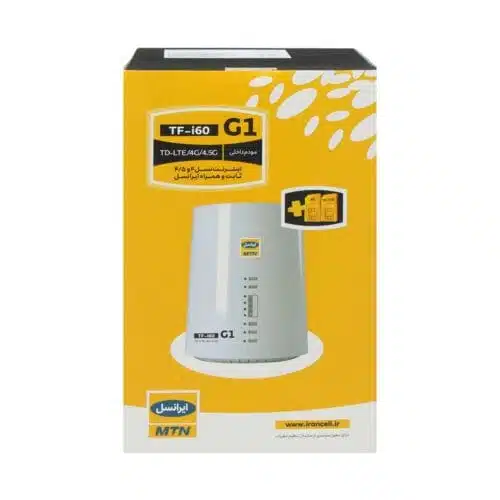 مودم 4G/TD-LTE ایرانسل مدل TF-I60 G1 همراه دو سیم کارت TDLTE و 4G عصرتولز