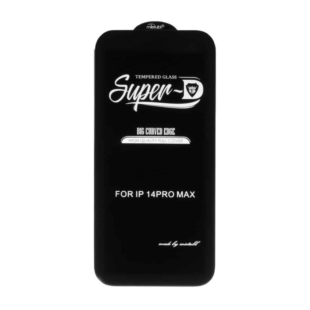 گلس Super D مناسب برای گوشی موبایل اپل iPhone 14 Pro Max عصرتولز
