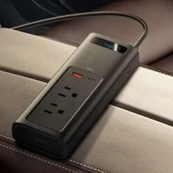 مبدل برق خودرو باسئوس مدل Baseus CRNBQ-01 150W عصرتولز