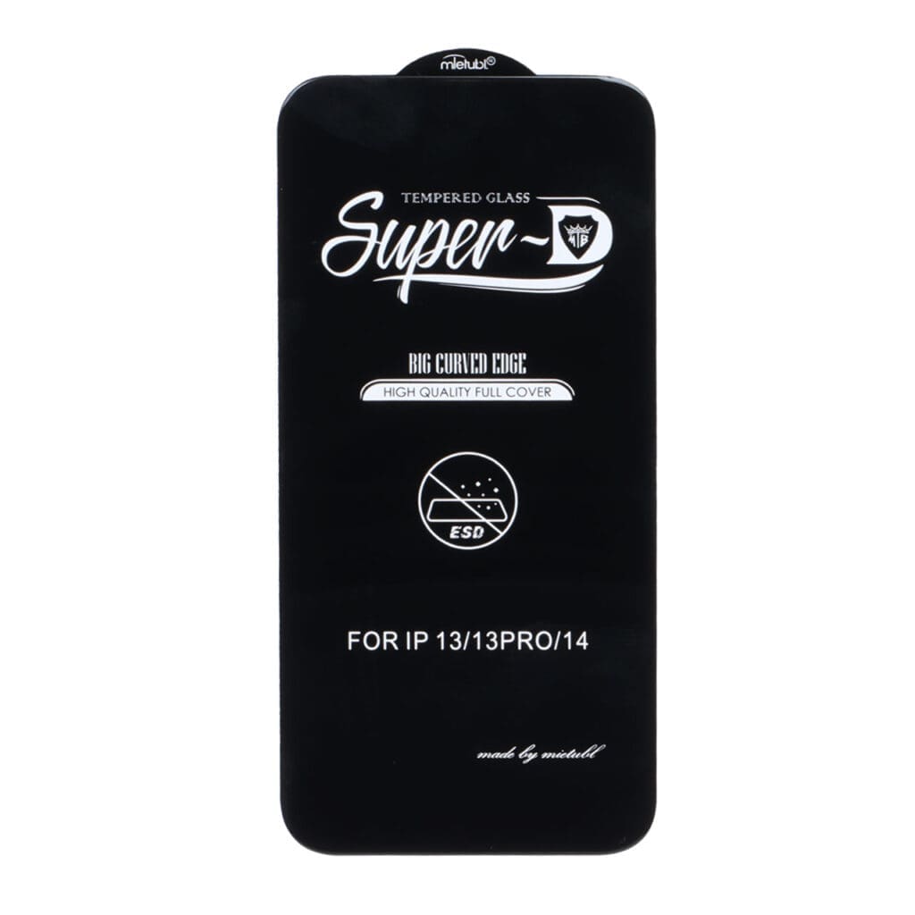 گلس Super D مناسب برای گوشی موبایل اپل iPhone 14 / 13 / 13 Pro / 15 عصرتولز