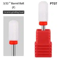 سر سوهان سرامیکی استوانه ای سر گرد مدل Smooth Top PT-07 عصرتولز