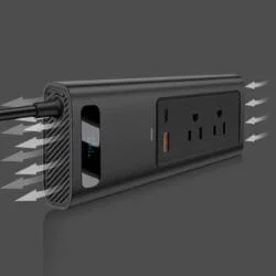 مبدل برق خودرو باسئوس مدل Baseus CRNBQ-01 150W عصرتولز