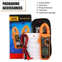 مولتی متر کلمپی ویکتور مدل VICTOR 606B Plus-0-Victor digital clamp meter