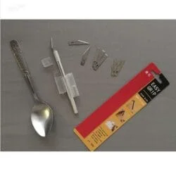 کاتر قلمی مدل JY 1001-GH همراه با 9 عدد تیغ یدک