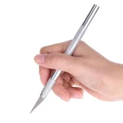 کاتر قلمی مدل JY 1001-JA همراه با 9 عدد تیغ یدک