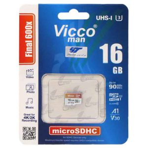 کارت حافظه microSDHC ویکومن مدل 600X کلاس 10 استاندارد UHS-I U1 سرعت 90MBps ظرفیت 16 گیگابایت asrtools