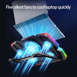 پایه خنک کننده لپ تاپ کول کلد مدل Coolcold K44-RGB عصرتولز