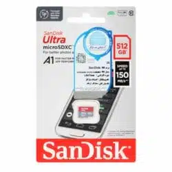 کارت حافظه microSDXC سن دیسک مدل ULTRA کلاس 10 استاندارد U3 سرعت 150MBps ظرفیت 512 گیگابایت در فروشگاه عصرتولز...