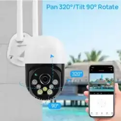 دوربین مینی اسپید دام تحت شبکه mini speed dome V380 P7 همراه با آداپتور ASRTOOLS