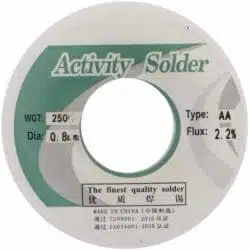 سیم لحیم 250 گرمی مدل National High-Tech Enterprises SOLDER WIRE 0.8mm عصرتولز