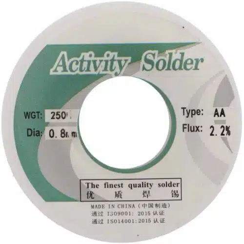 سیم لحیم 250 گرمی مدل National High-Tech Enterprises SOLDER WIRE 0.8mm عصرتولز