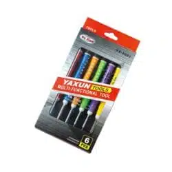 ست پیچ گوشتی یاکسون مدل YAXUN YX-6081C مجموعه 6 عددی ASRTOOLS