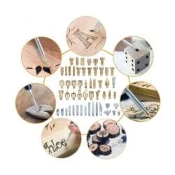 SE 28-Piece Wood Burning Tip Set - WP28-0-نوک هویه سوخته نگاری مدل SE WP28 مجموعه 28 عددی