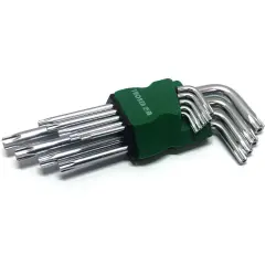 آچار آلن ستاره ای سوراخ دار توسن مدل TUOSEN 13370 مجموعه 9 عددی عصرتولز