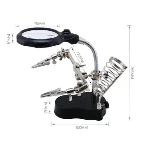ذره بین گیره دار مدل TE-801 در فروشگاه عصرتولز...