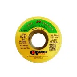 سیم لحیم بدون سرب آساهی مدل ASAHI Lead Free Solder 0.8mm 100gr