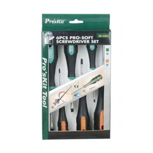 مجموعه 6 عددی پیچ گوشتی پروسکیت مدل Proskit SD-2301 عصرتولز