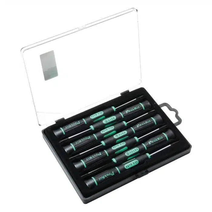 مجموعه 7 عددی پیچ گوشتی ساعتی پروسکیت مدل Proskit SD-081A