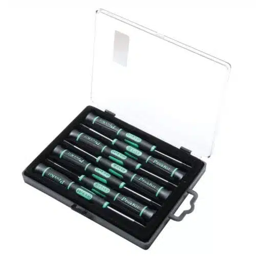 مجموعه 7 عددی پیچ گوشتی ساعتی پروسکیت مدل Proskit SD-081A