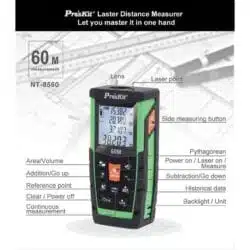 متر لیزری 60 متر برد پروسکیت مدل Proskit NT-8560 عصرتولز