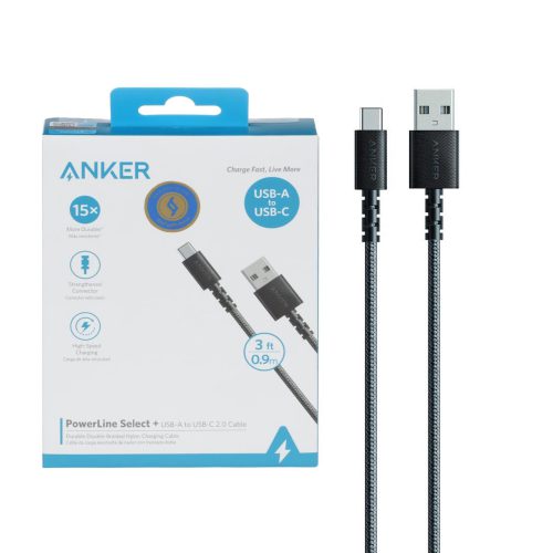 کابل تبدیل USB به لایتنینگ انکر مدل ANKER A8022 طول 0.9 متر asrtools