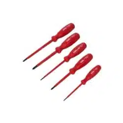 مجموعه 5 عددی پیچ گوشتی عایق 1000 ولت کرفت گریپ مدل kraftgrip 400i S1/5 Code5873 عصرتولز