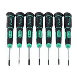 مجموعه 7 عددی پیچ گوشتی ساعتی پروسکیت مدل Proskit SD-081A در فروشگاه عصرتولز...