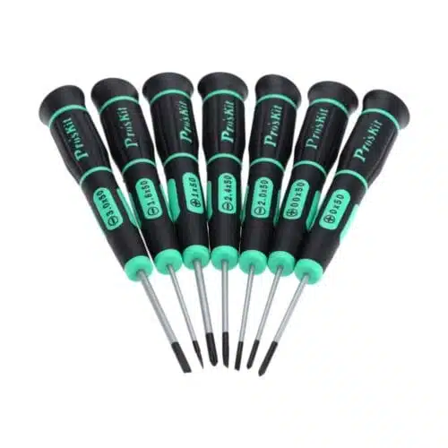 مجموعه 7 عددی پیچ گوشتی ساعتی پروسکیت مدل Proskit SD-081A در فروشگاه عصرتولز...