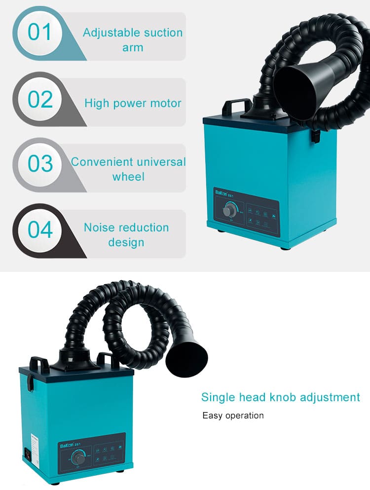 دستگاه تصفیه دود لحیم کاری باکون مدل Bakon BK-261