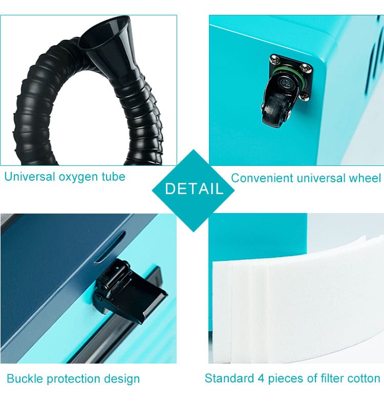 دستگاه تصفیه دود لحیم کاری باکون مدل Bakon BK-261 6 دستگاه تصفیه دود لحیم کاری باکون مدل Bakon BK-261